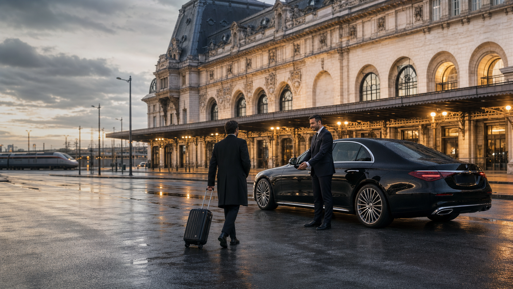 VTC Gare de l'Est — chauffeur privé — MK Driver